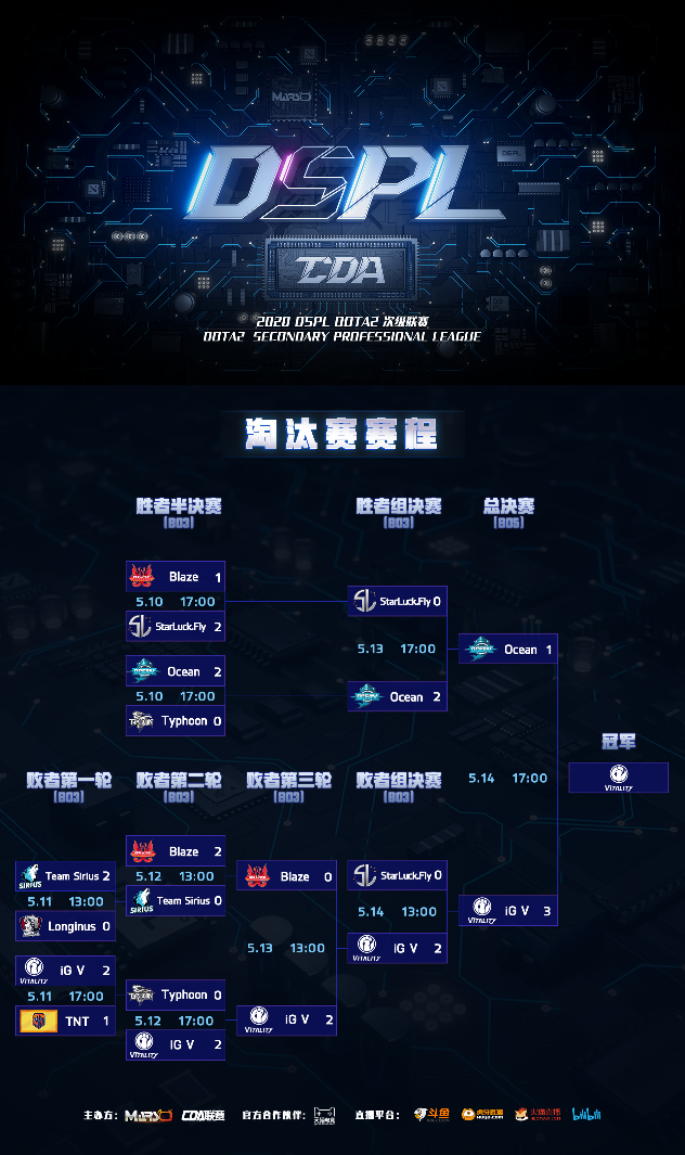 Dspl中国dota2次级联赛圆满收官 Ig V力挫群雄摘得桂冠