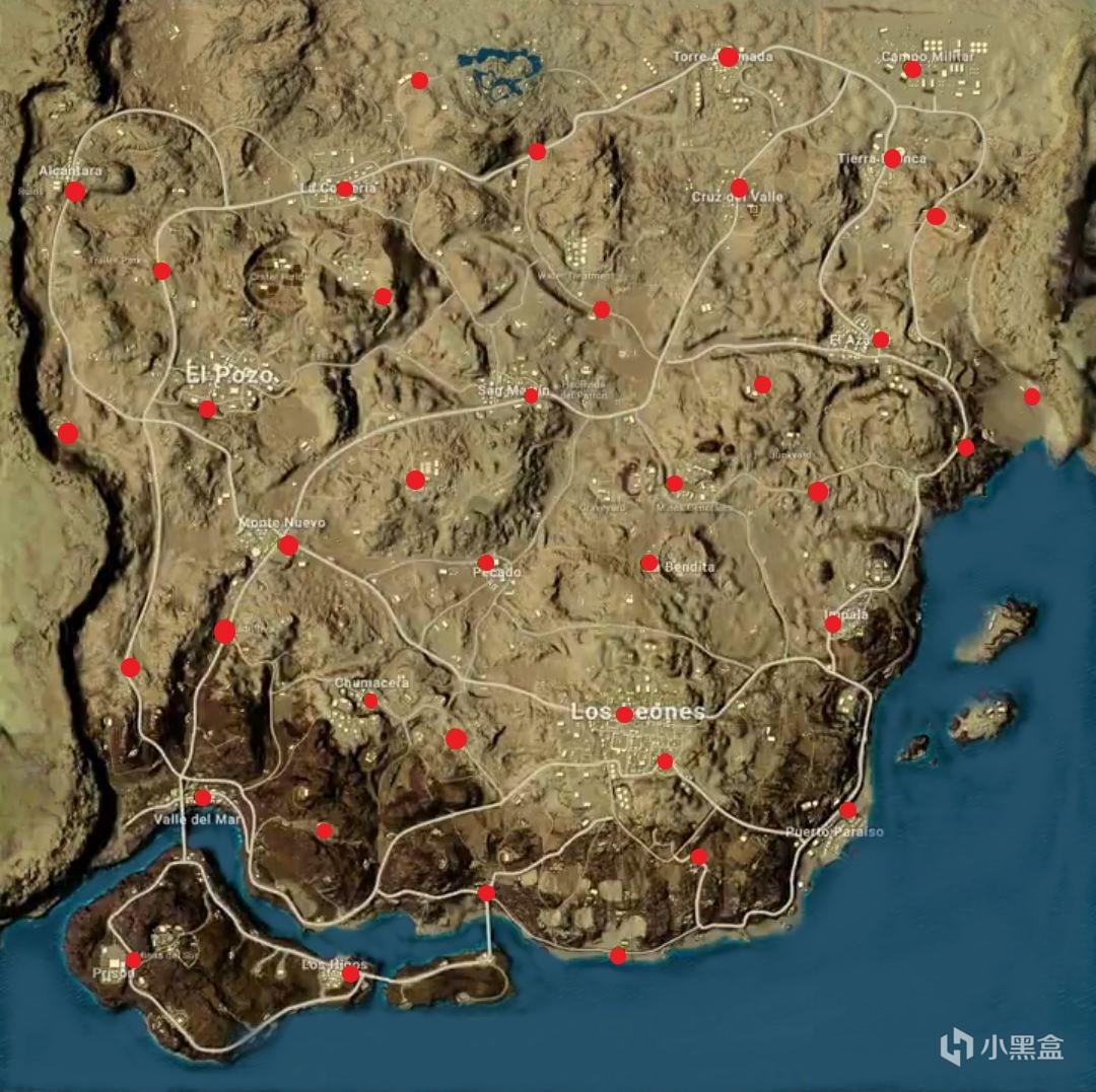 绝地求生竞技模式车辆刷新点位分享