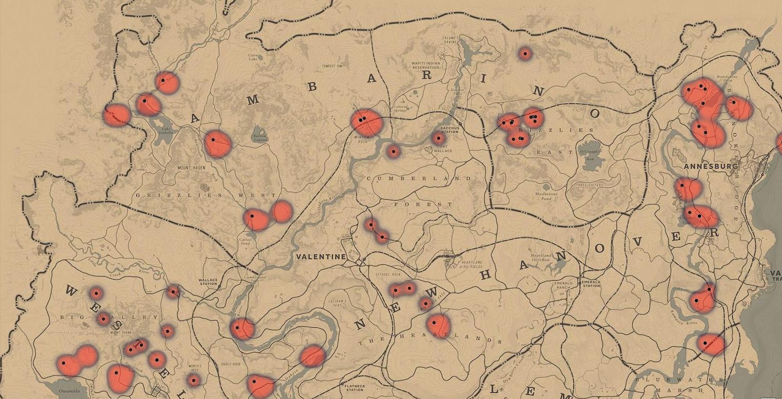 黑水镇-草莓镇野薄荷位置: 烙铁湖-蓝水沼泽