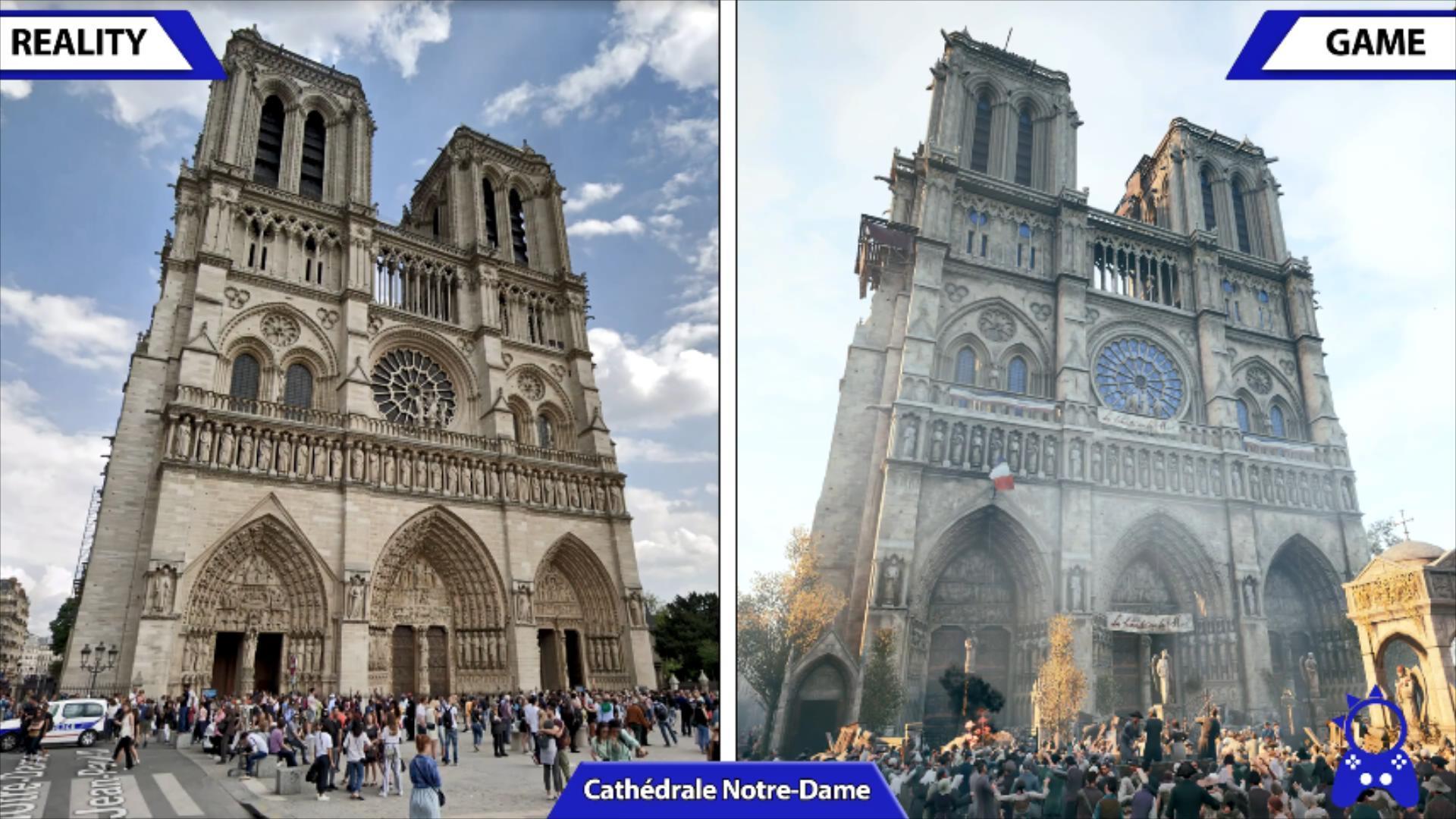 《刺客信條：大革命》遊戲VS現實，極致還原法國巴黎