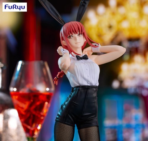 《電鋸人》瑪奇瑪兔女郎手辦 黑絲制服眼神撩人