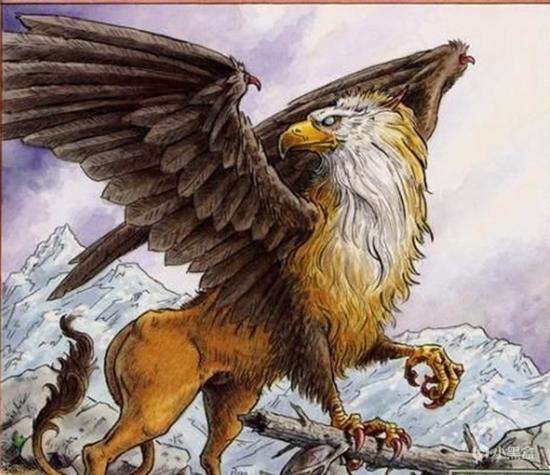 如今人们熟悉的狮鹫形象叫做格里芬(griffin),源自于古希腊语中的咕噜