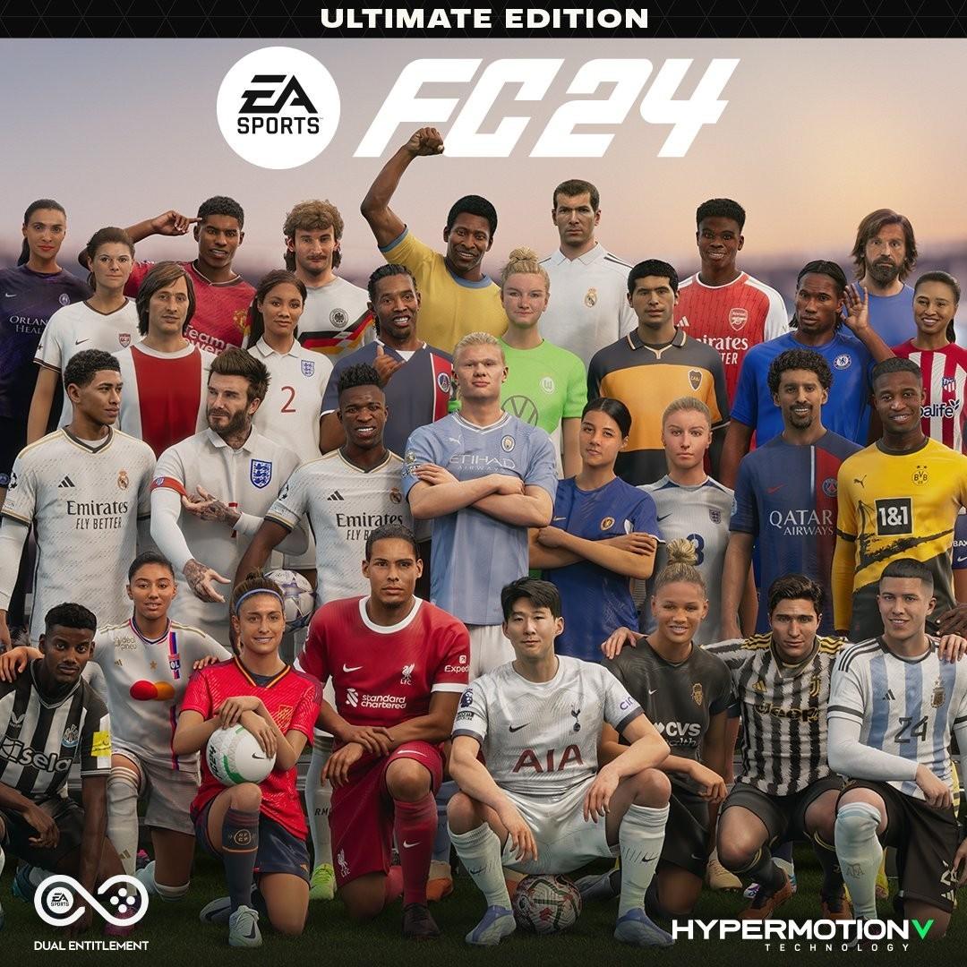 《EASports FC 24》封面遭玩家吐槽，真實的像蠟像！