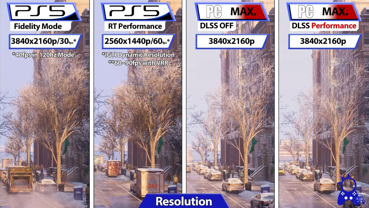 《蜘蛛侠：迈尔斯莫拉莱斯》PS5与PC表现对比