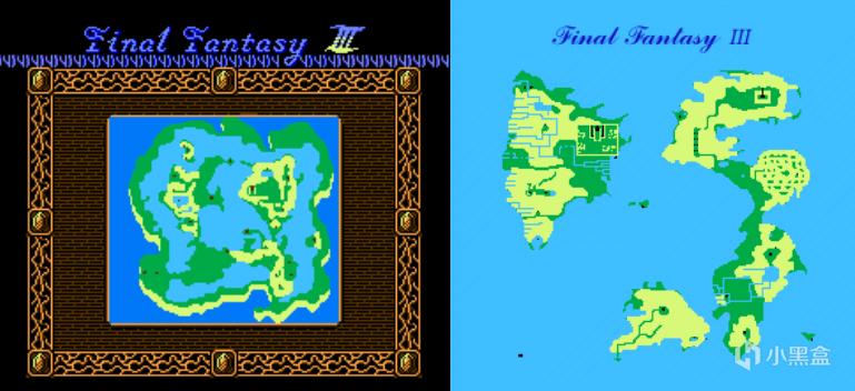 《最终幻想iii》也是第一次启用了复数大地图的设计,游戏故事将发生在