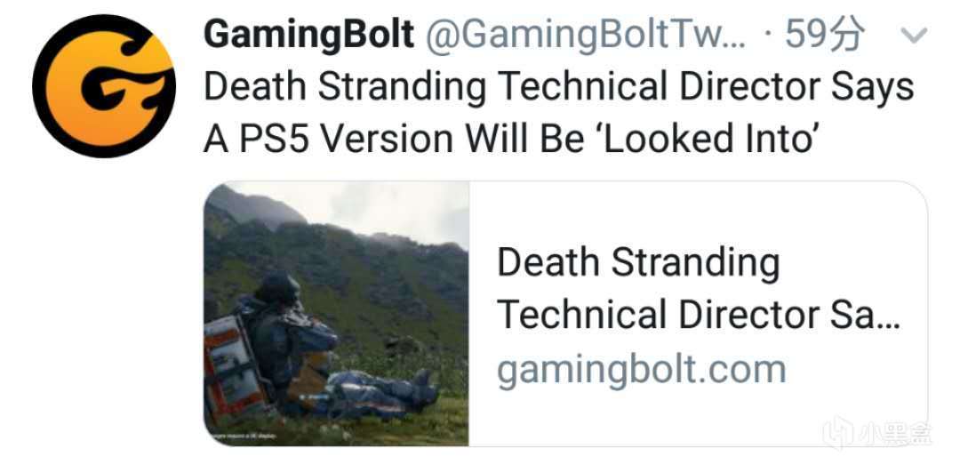 技术总监表示《死亡搁浅》还没计划推出的PS5版本 2%title%