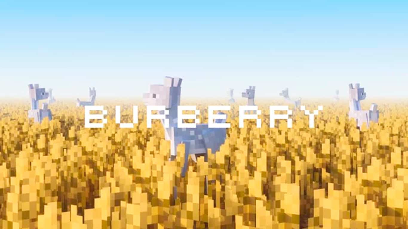 这也能联动？Burberry《我的世界》联动合作宣传图亮相