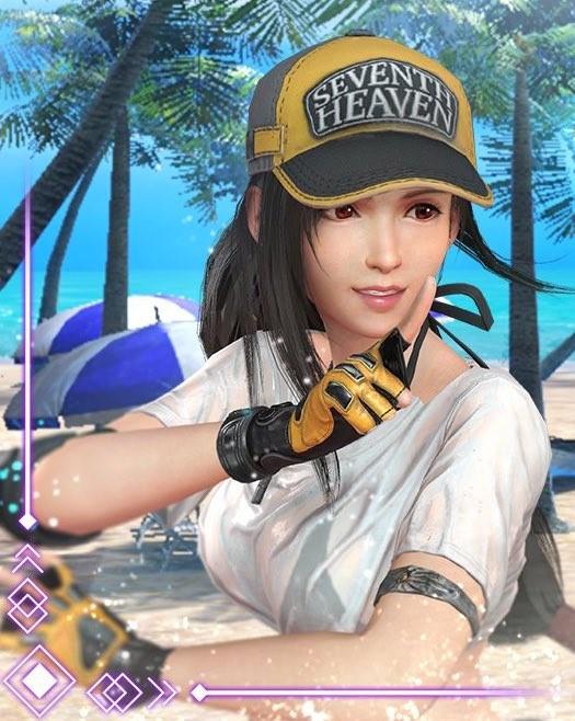 SE更新蒂法夏日海灘裝扮 活潑俏皮楚楚動人