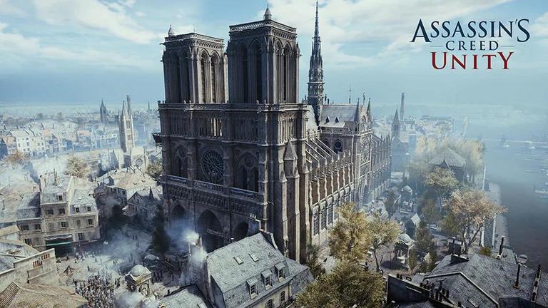 遊戲中的巴黎聖母院