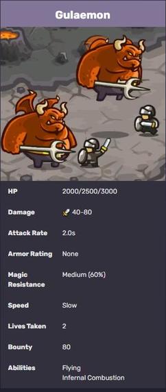 王国保卫战一代个人向探究分析敌人机制设计1阻拦飞行攻击