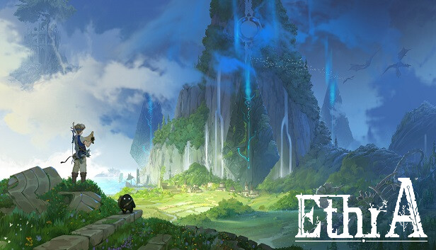 动作RPG游戏《EthrA》公开，2D与3D混合的开放世界！
