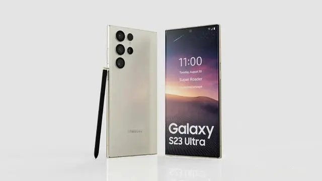 三星 Galaxy S23 Ultra 全新渲染圖曝光，總共四種配色